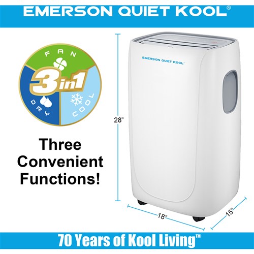 Emerson Quiet Kool EAPE14RD1 14,000 BTU Portable Air Conditioner7
