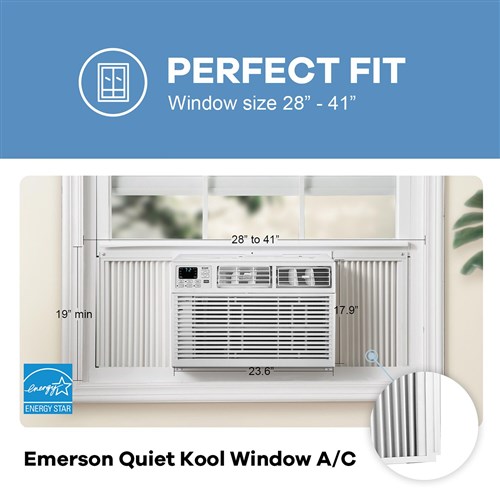 Emerson Quiet Kool EARC15RE1 15,000 BTU Window Air Conditioner 11