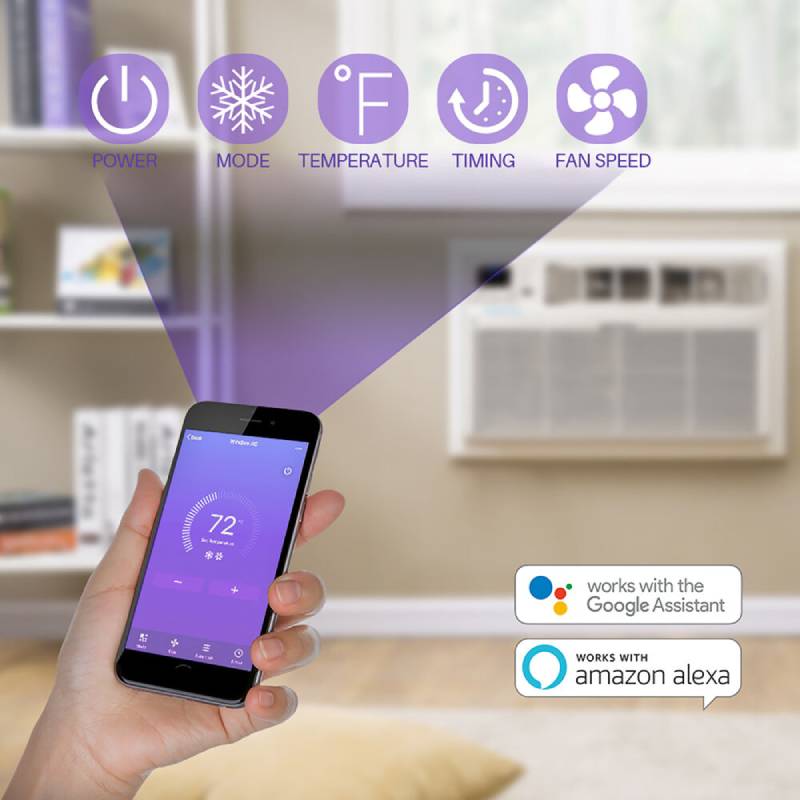 Emerson Quiet Kool EATE14RSD2T 14,000 BTU Heat/Cool Wifi Through the Wall Air Conditioner 7