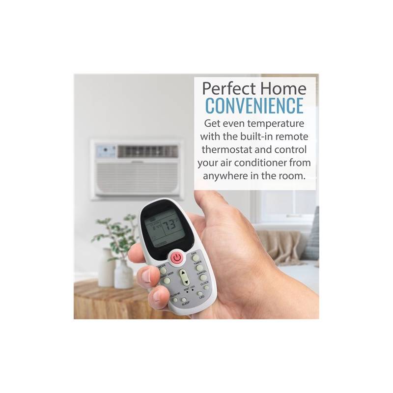 Keystone KSTAT08-1HC 8,000 BTU Through the Wall Heat Cool Air Conditioner 4