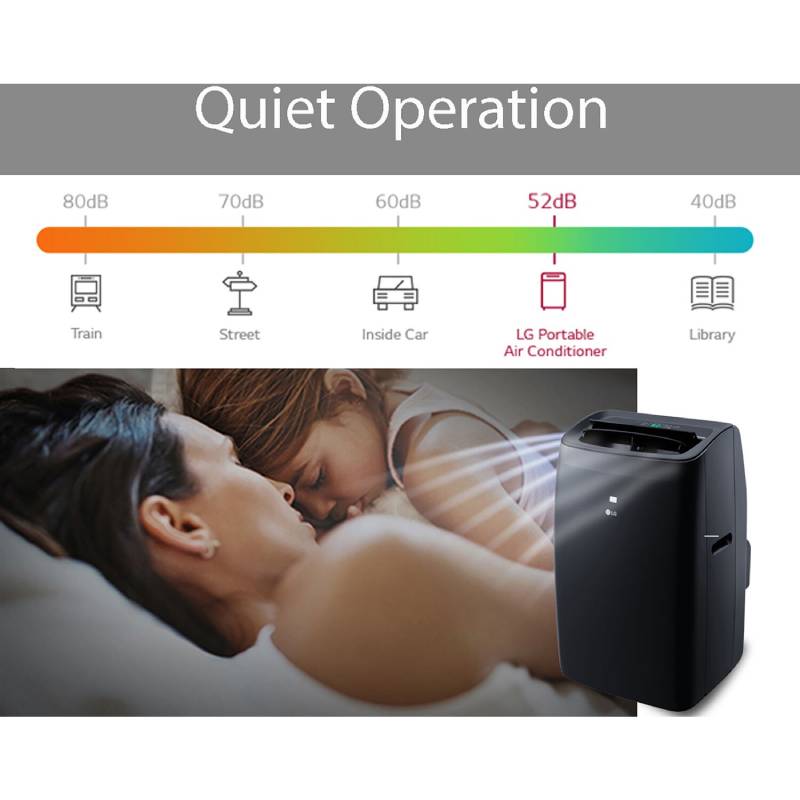 LG LP1021BSSM 10,000 BTU Portable AIr Conditioner 10