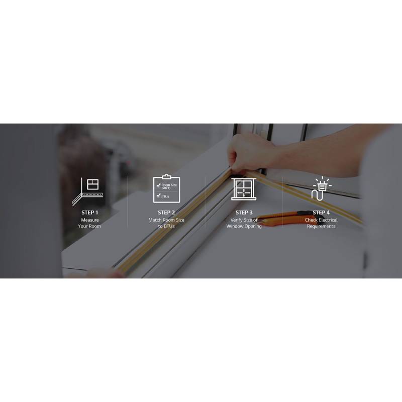 LG LT1036CER 10,000 BTU Through-the-Wall Air Conditioner