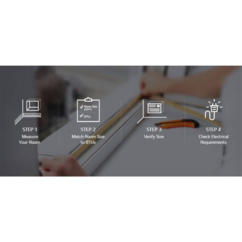 LG LT1037HNR 10,000 BTU Heat/Cool Thru-the-Wall Air Conditioner