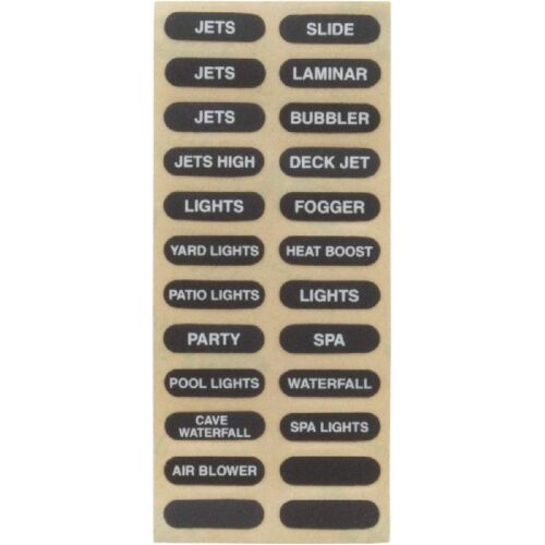 Pentair 522082 New Style iS4 Label Kit