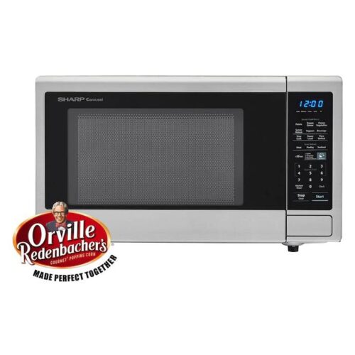 Sharp Stainless Steel 1.4-cu. ft. Countertop Microwave 1100W 1