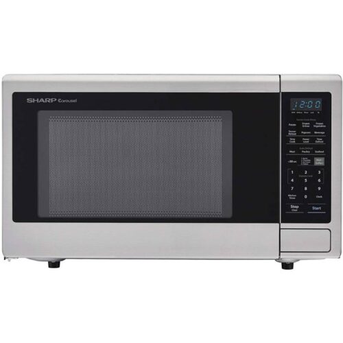Sharp Stainless Steel 2.2-cu. ft. Extra Large Family Sized Countertop Microwave 1100W 1