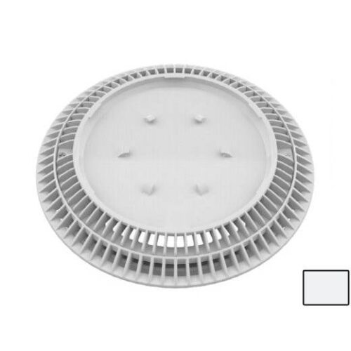 AquaStar CC10100 10" Clear AV Pebbletop Drain and Frame