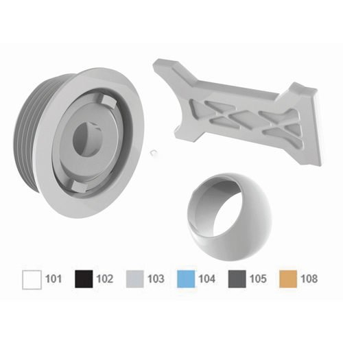 AquaStar JO103 Light Gray Flush Retrofit Eyeball