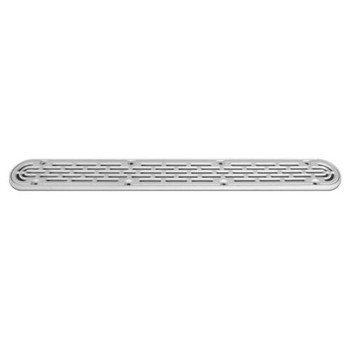 Aquastar 32CDFLFR101 32" Flat White Channel Drain Frame and Grate