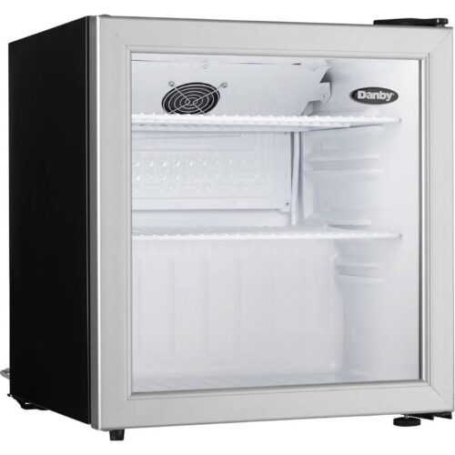 Danby DAG016A1BDB 1.6 CuFt. Commercial Rated Glass Door Compact Refrigerator 1