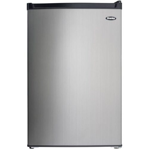 Danby DCR045B1BSLDB-3 4.5 CuFt. Black and Stainless Steel Compact Refrigerator 1