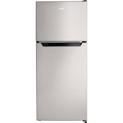 Danby DCRD042C1BSSDB 4.2 CuFt. Black and Stainless Steel Refrigerator with Top Mount Freezer 3