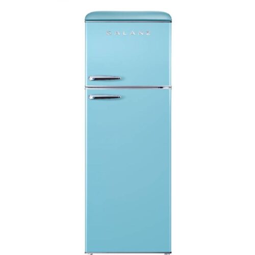 Galanz GLR12TBEEFR 12 CuFt. Retro Blue Refrigerator with Top Mount Freezer 1
