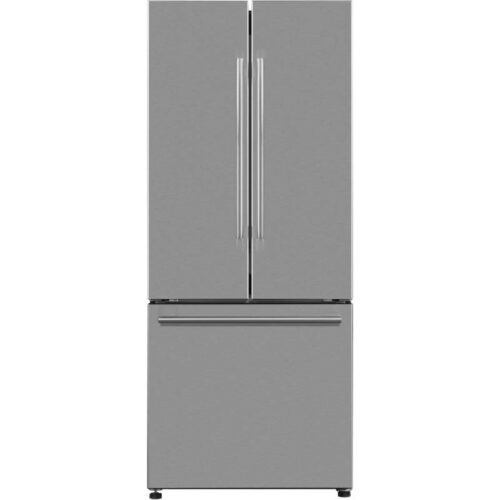 Galanz GLR16FS2K16 16 CuFt. Stainless Steel French Door Refrigerator with Icemaker 1