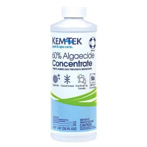 Kem-Tek 26419045502 Algaecide Concentrate 1qt Bottle1