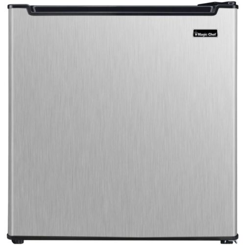 Magic Chef MCAR170STE 1.7 CuFt. Black and Stainless Steel Mini-Fridge 1