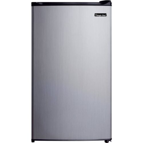 Magic Chef MCBR350S2 3.5 CuFt. Black and Stainless Steel Mini-Fridge 1