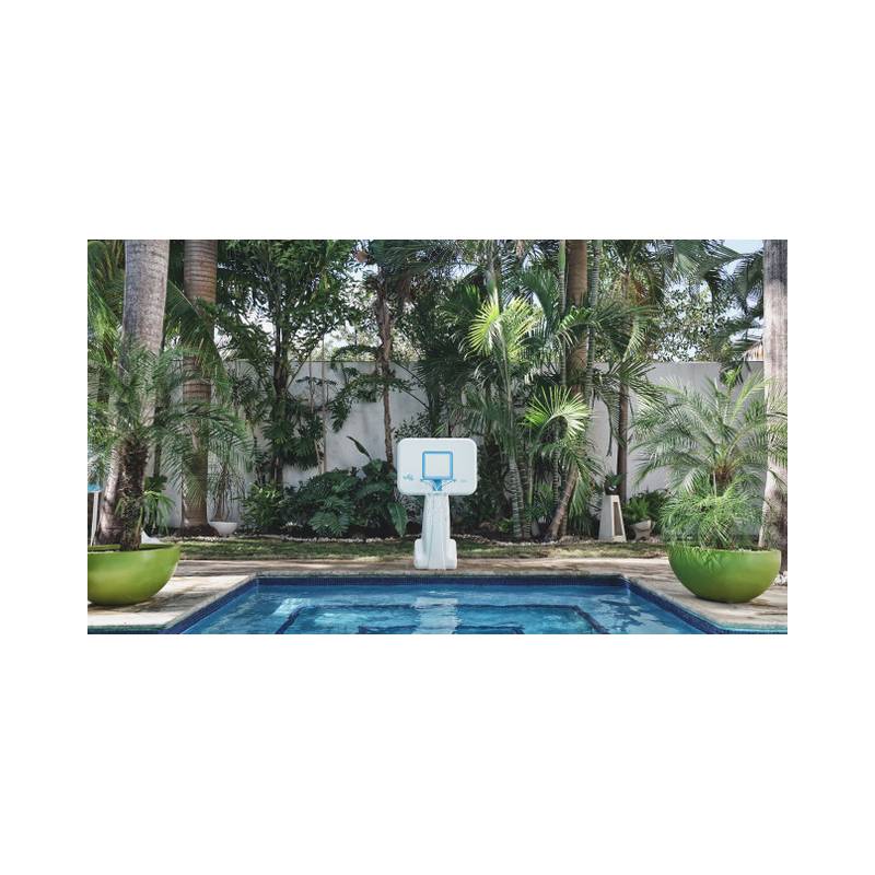 Dunn-Rite Pool Sport Stainless Basketball and Volleyball Combo Set 2