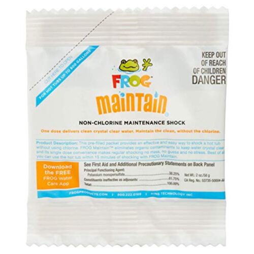 King Technology 01-14-6132 Frog Maintain 2oz Non-Chlorine Shock
