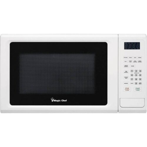Magic Chef MCM1110W White 1.1 CuFt. Countertop Microwave 1000 Watts 1