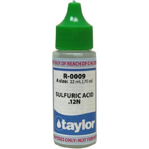 Taylor Technologies R-0009-A Sulfuric Acid .12N .75oz Bottle