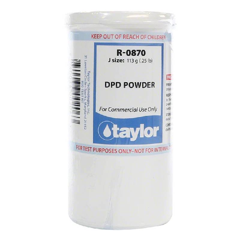 Taylor Technologies R-0870-J DPD Powder .25lb Bottle