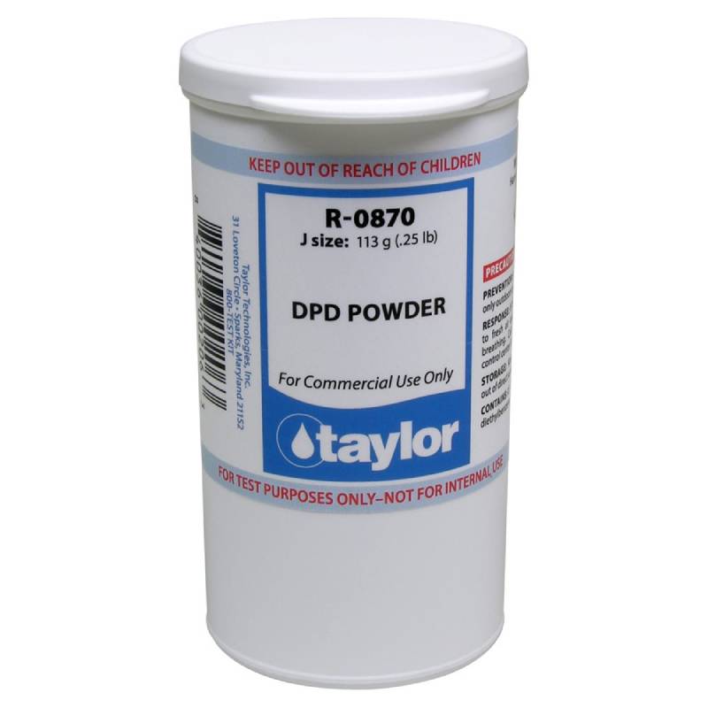 Taylor Technologies R-0870-J DPD Powder .25lb Bottle