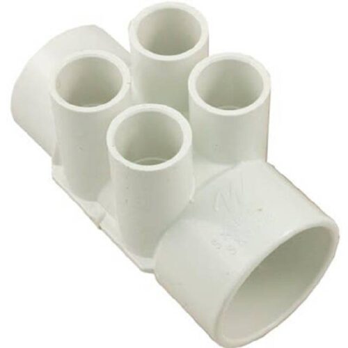 Waterway 672-4200 2"Slip x 2"Spigot x 4 .75"Slip Ports Manifold
