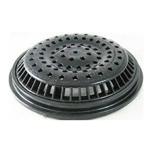 Waterway SG6402311 VC 8" Black Suction Cover With Frame 1
