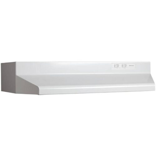 Broan BUEZ230WW White 30" Ducted Under Cabinet Range Hood 1