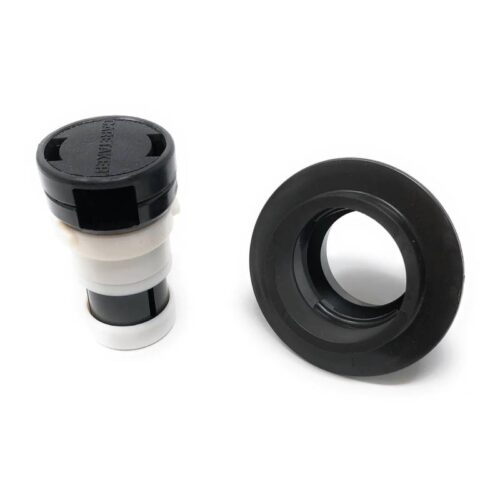 Caretaker 5-9-511A 2.5_ Jet Black Cleaning Head Nozzle With Collar And Cap 1