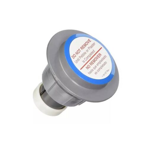 Caretaker 5-9-556A 2.5_ Light Gray High Flow Concrete Cleaning Head With Collar And Cap 1