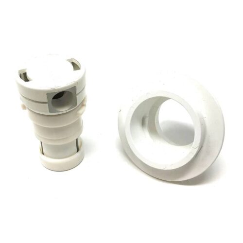 Caretaker 5-9-566A 2.5_ Bright White High Flow Cleaning Head With Collar And Cap 1