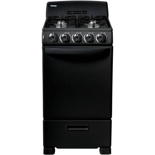 Danby DR202BGLP Black 20_ Freestanding Compact Gas Range 1