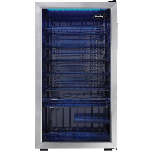 Danby DWC036A1BSSDB-6 Black 3.3 CuFt. Single Zone Bottle Wine Cooler 1