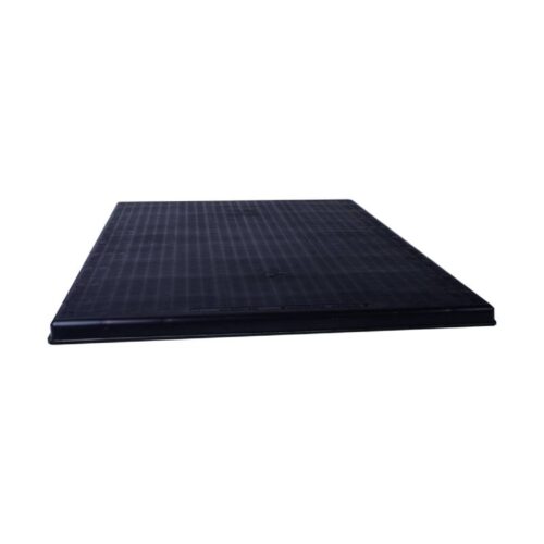 Diversitech ACP36362 36" x 36" x 2" Black Plastic Equipment Pad
