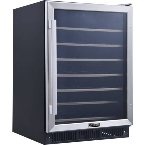 Galanz GLW57MS2B16 Stainless Steel 5.7 CuFt. Built-In Single Zone Wine Cooler 1