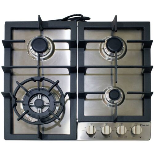 Magic Chef MCSCTG24S Stainless Steel 24" Built In Gas Cooktop 1