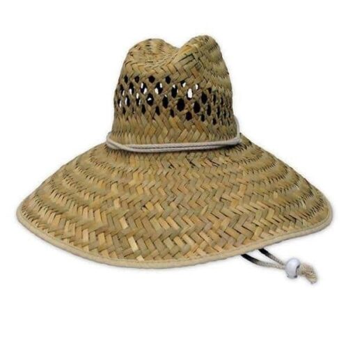 Poolmaster 58003 Universal Natural Lifeguard Hat With Elastic Band