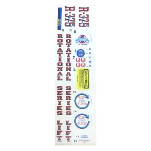 Global RGLCDK R Series Decal Kit R-375