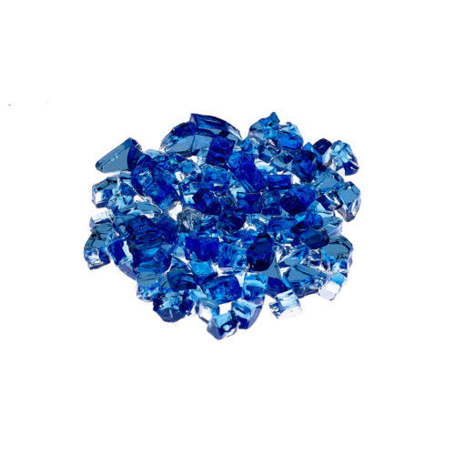 Prism Hardscapes Metallic Fire Glass-Aqua