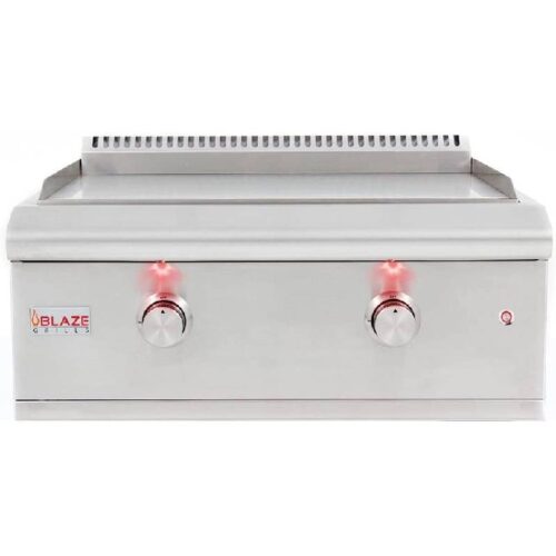 Blaze 30-Inch Built-In Natural Gas Griddle with Lights