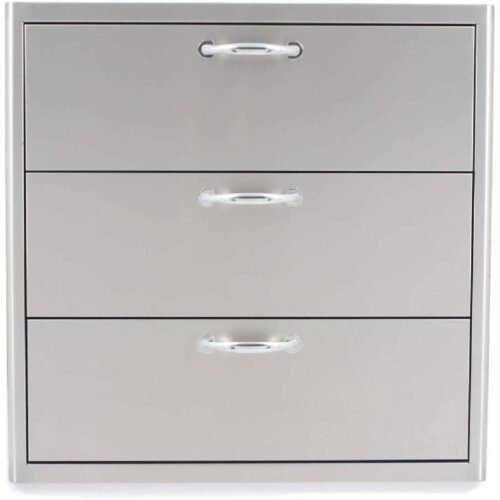 Blaze 30-Inch Stainless Steel Triple Access Drawer