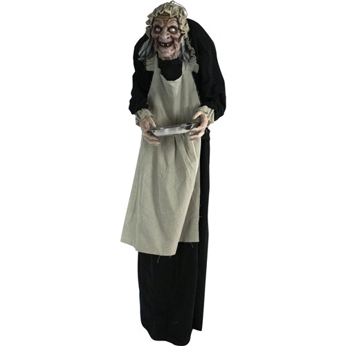 Haunted Hill Farm HHLADY-4FLSA 60" Animated Standing Old Lady