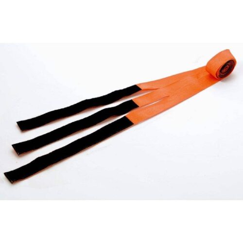 Kemp USA 10-305-ORG Orange 3 Piece Velcro Spine Board Strap