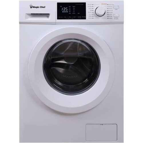Magic Chef MCSFLW27W White 2.7 CuFt. Compact Front Load Washer 1