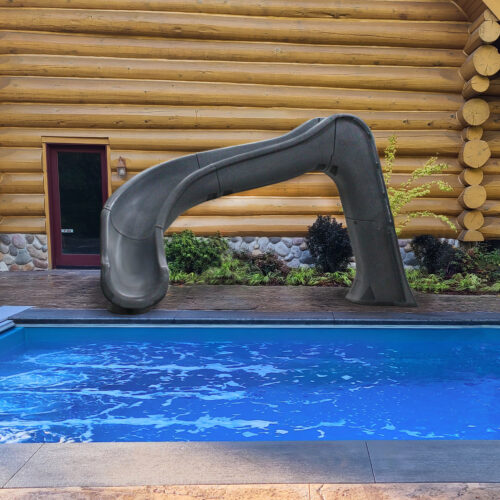Side Winder Pool Slide