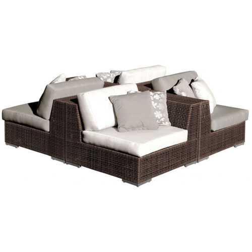 Hospitality Rattan Soho 4-Piece Modular Seating Set