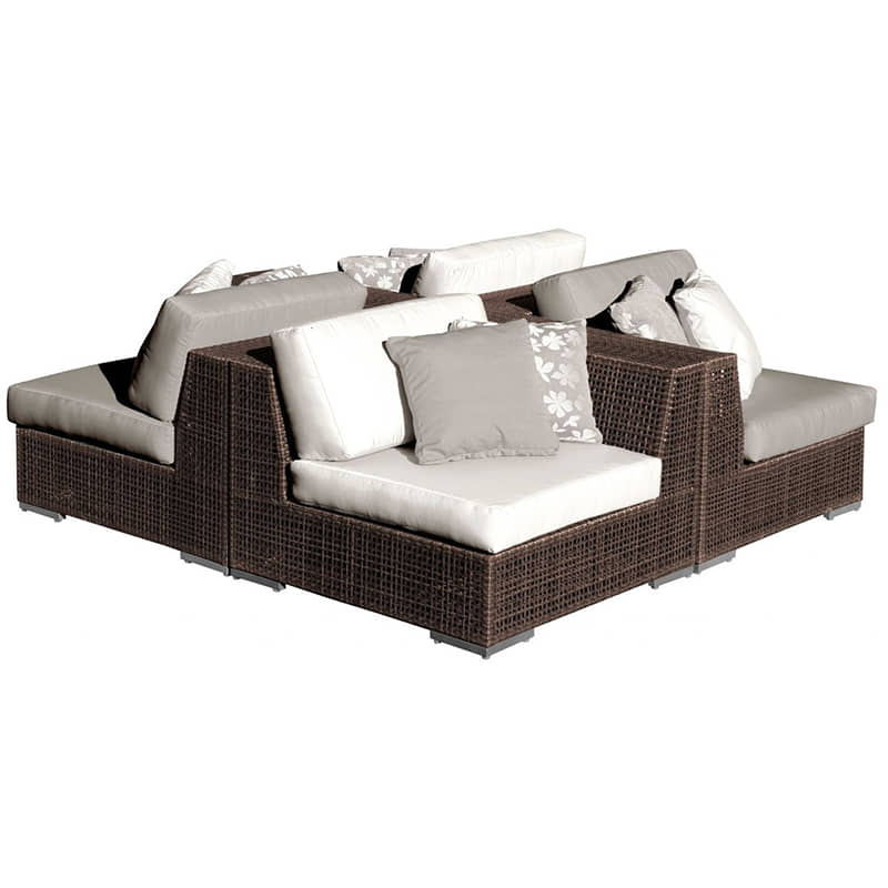 Hospitality Rattan Soho 4-Piece Modular Seating Set
