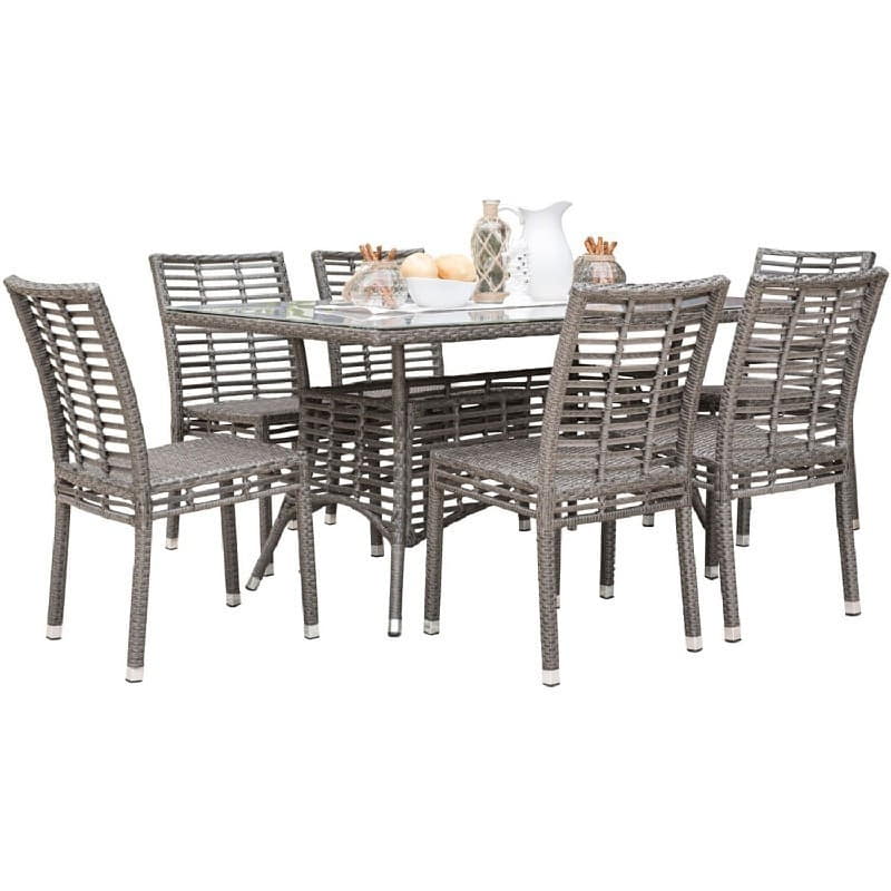 Panama Jack Graphite Side Chair Dining Set
